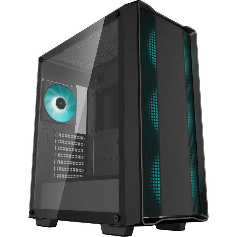 Carcasa DeepCool CC560 V2, Mid-Tower, fara sursa, ATX negru