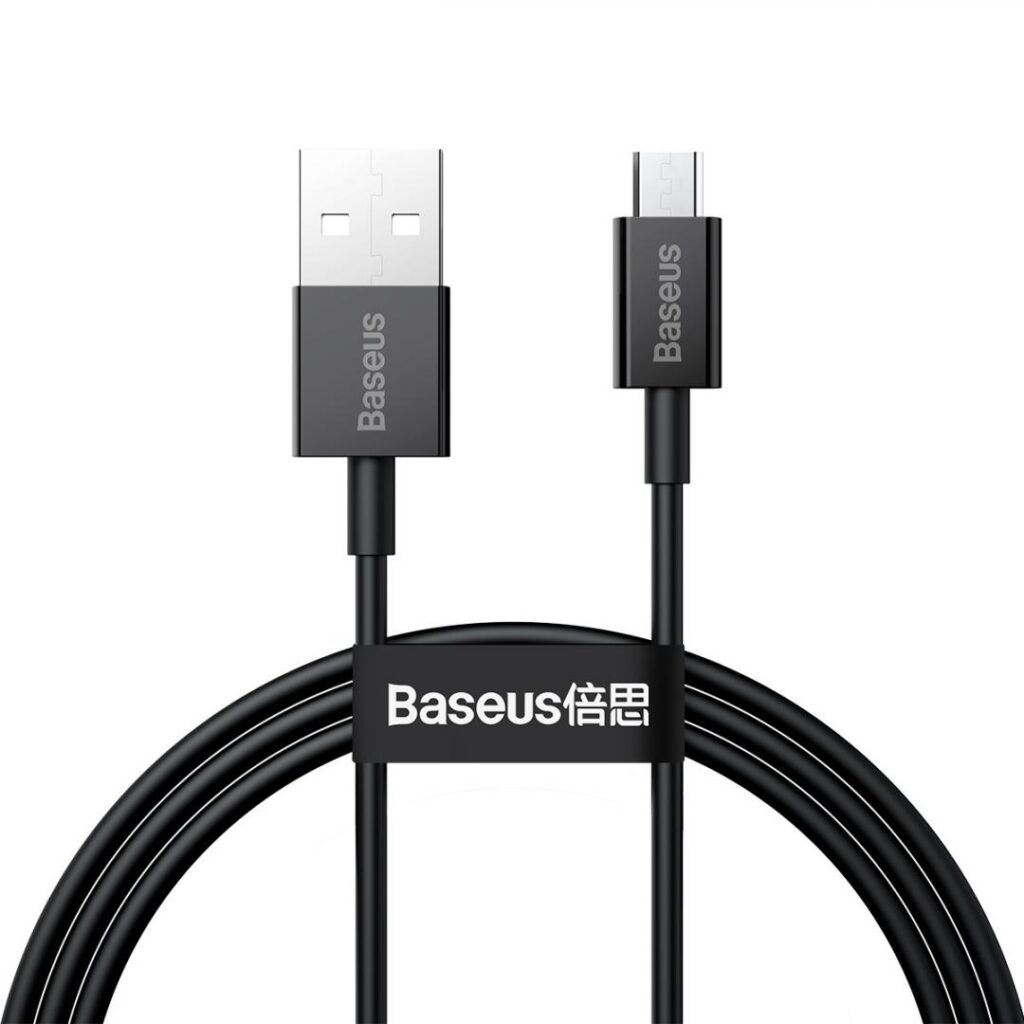 Cablu alimentare si date Baseus, Superior, Fast Charging, USB la Micro-USB 2A 1m, Negru