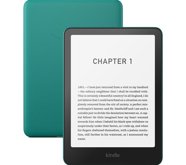 eBook Reader Amazon Kindle Paperwhite 2024 (12th Gen), 16 GB, Display 7″, Wi-Fi, IPX78, USB-C, cu Reclame, Verde