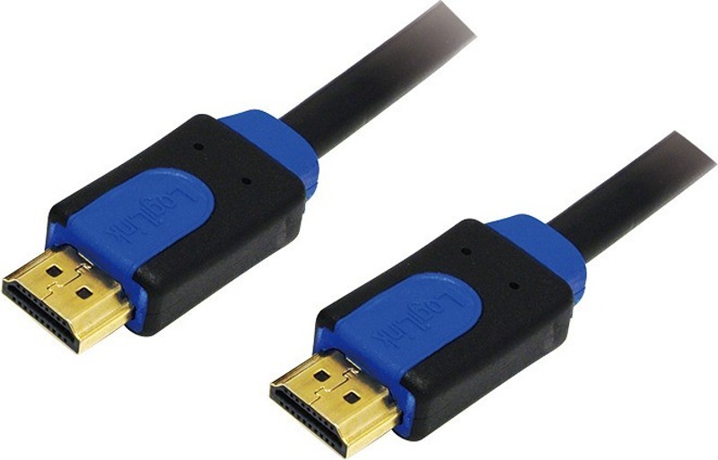 CABLU HDMI high speed with. ethernet LOGILINK, 5m, (T/T), suporta rezolutii 3D TV si 4K UHD, gold plated, black