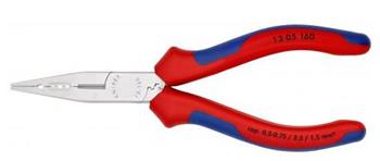 Cleste cu varf lung si punct de prindere, 160mm, Knipex 13 05 160 T