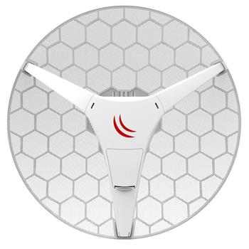 Acces point wireless LHG Wire Dish, MikroTik, Plastic/Metal, 5 W, 42 dBi, 60 GHz, L3, 1000 MB/s, 222 x 391 x 391 mm, Alb
