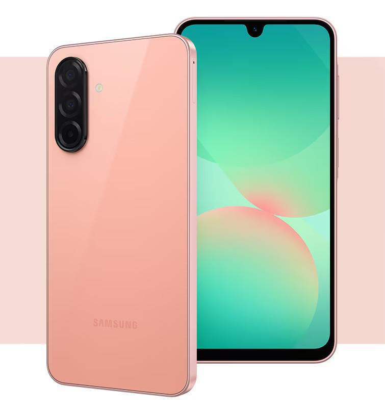 Telefon mobil Samsung Galaxy A26, Dual SIM, 6GB RAM, 128GB, 5G, Peach Pink
