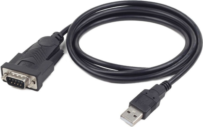 CABLU USB GEMBIRD adaptor, USB 2.0 (T) la Serial DB9M (9-pin)(RS232)(T), 1.5m, negru, „UAS-DB9M-02” (timbru verde 0.08 l