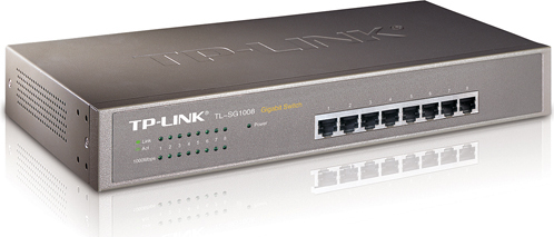 Switch TP-LINK TL-SG1008, 8 x 10/100/1000Mbps