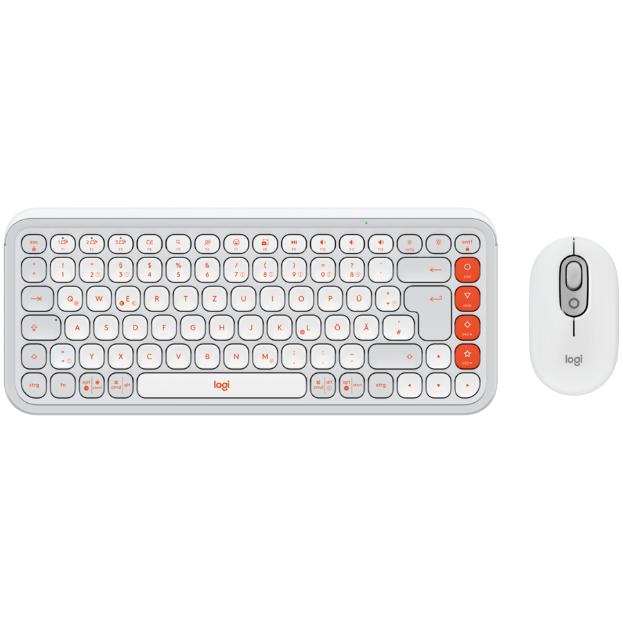 Kit Wireless Tastatura + Mouse Logitech POP ICON COMBO, Bluetooth, EasySwitch, OffWhite 5 Kit Wireless Tastatura + Mouse Logitech POP ICON COMBO, Bluetooth, EasySwitch, OffWhite - imagine 5