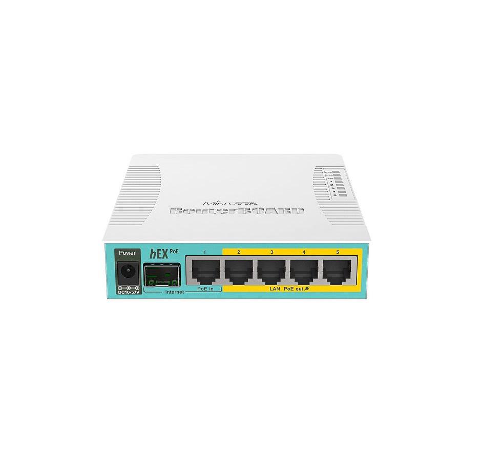 Router PoE Mikrotik RB960PGS hEX, alb