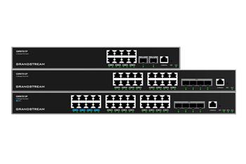 Switch gestionat L3 Grandstream GWN 7811P, 8 porturi Ethernet, 2 sloturi SFP+, gri, 44x176x330mm