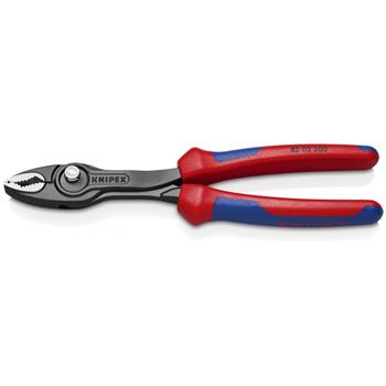Cleste reglabil Knipex TwinGrip 200mm maner bicomponent blister