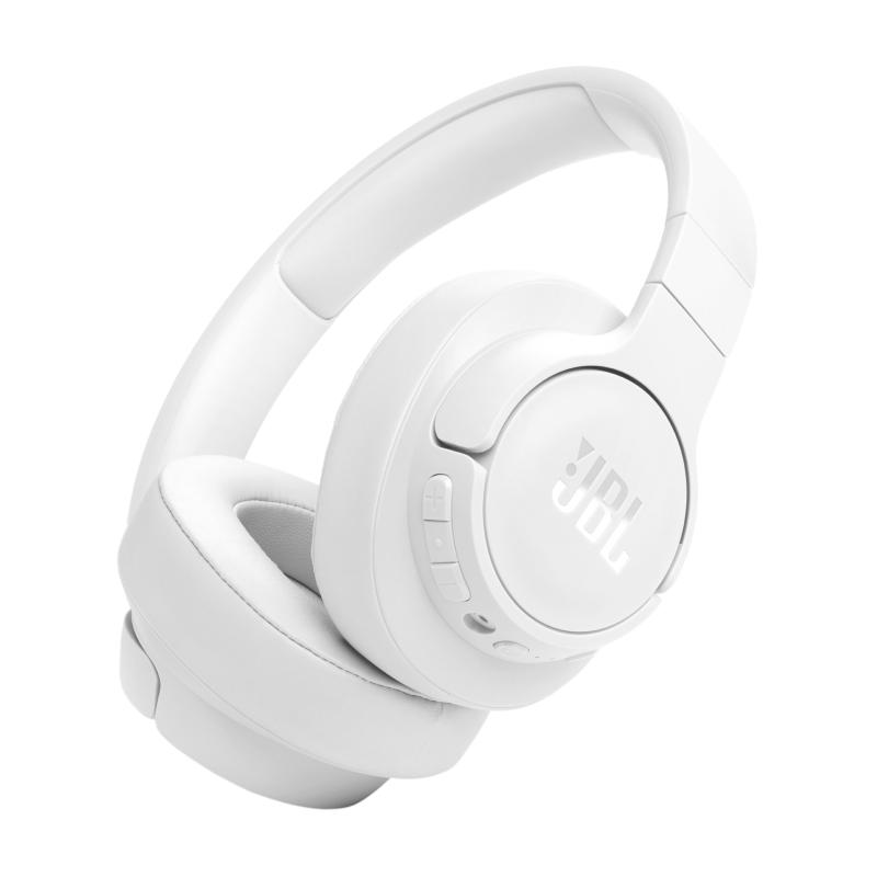 Casti wireless over-ear JBL Tune 770NC, Adaptive Noise Cancelling, Bluetooth, Multi-Point, Alb