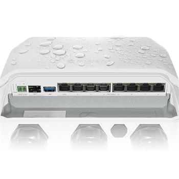 NET ROUTER 1000M 7PORT/RB5009UPR+S+OUT MIKROTIK „RB5009UPR+S+OUT” timbru verde 0.8 lei