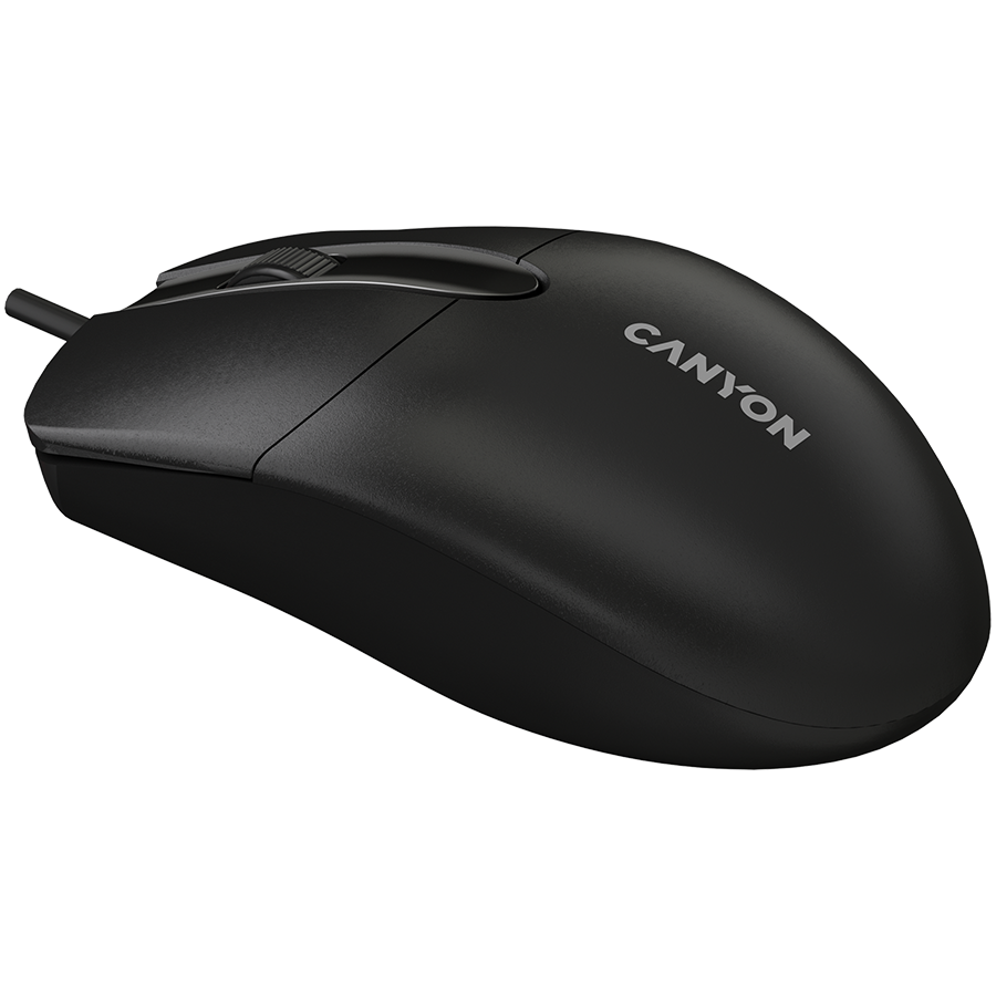 Mouse Canyon, M-5, 1200 dpi, Negru