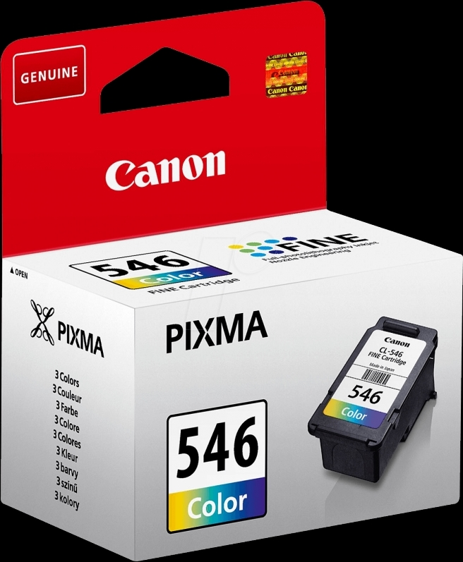 Cartus Canon CL-546, Color