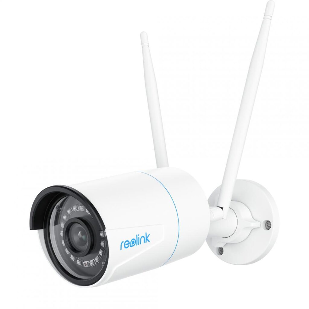 Camera de supraveghere Reolink W320 2K+ 5MP QHD pentru exterior, Wi-Fi 2,4/5 GHz, detectare persoane/vehicule/animale, certificata IP67, IR 30M, conectare cu NVR-uri Reolink