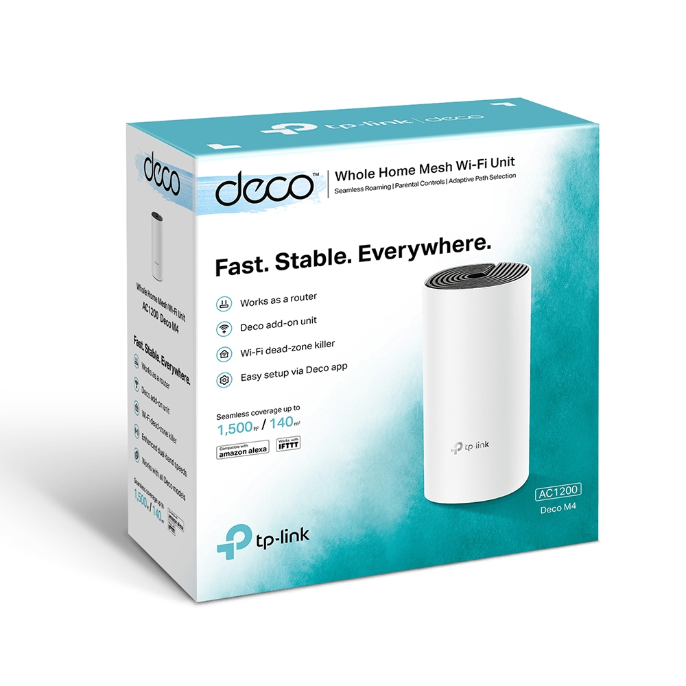 Sistem Mesh Wireless TP-LINK Deco M4(1-pack) AC1200 Gigabit 3 Sistem Mesh Wireless TP-LINK Deco M4(1-pack) AC1200 Gigabit - imagine 3