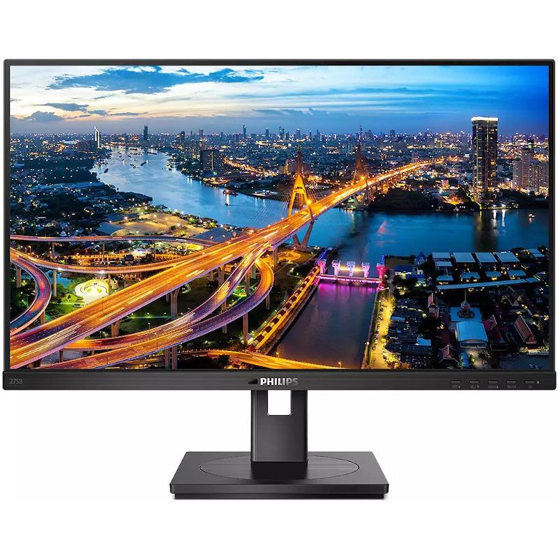 Monitor LED IPS Philips 27″, Full HD, DisplayPort, Vesa, Negru, 272S1AE