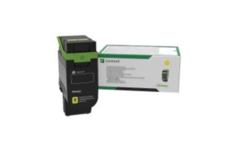 Lexmark 77L20Y0 CS963, CX950, 951, 961, 962, 963, 833 Yellow Return Programme 12K Toner Cartridge