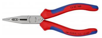 Cleste universal pentru electricieni, manere multicomponent, KNIPEX, 160 mm