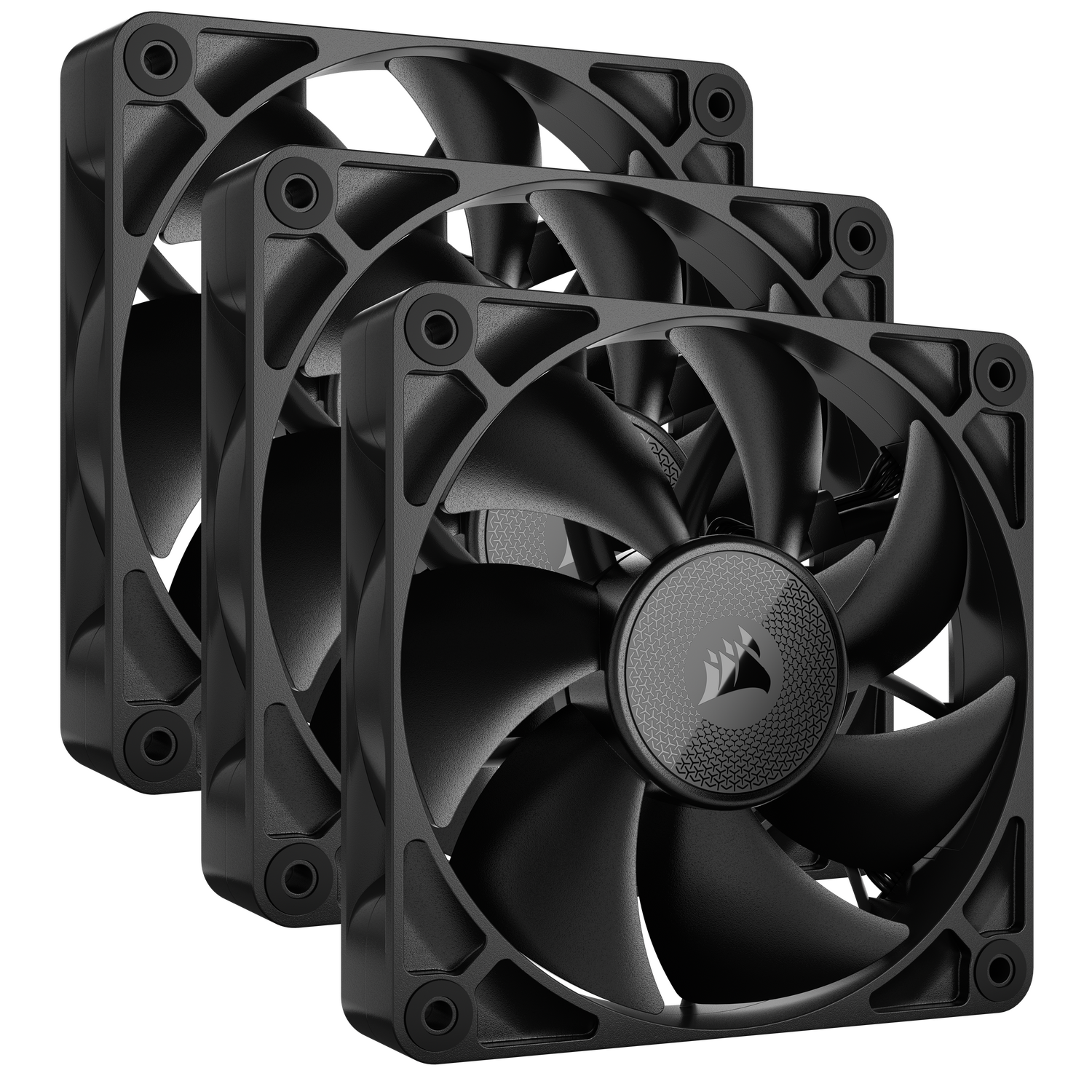 Ventilator Corsair iCUE LINK RX120, 120mm PWM, Triple Pack, Negru 1 Ventilator Corsair iCUE LINK RX120, 120mm PWM, Triple Pack, Negru