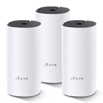 Sistem Wi-Fi Mesh TP-Link Deco M4 (3-pack) AC1200 Gigabit cu acoperire completa pentru casa