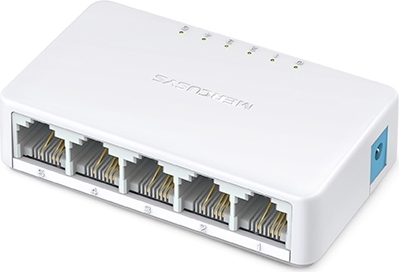 Switch Mercusys MS105, 5 porturi, 10/100Mbps