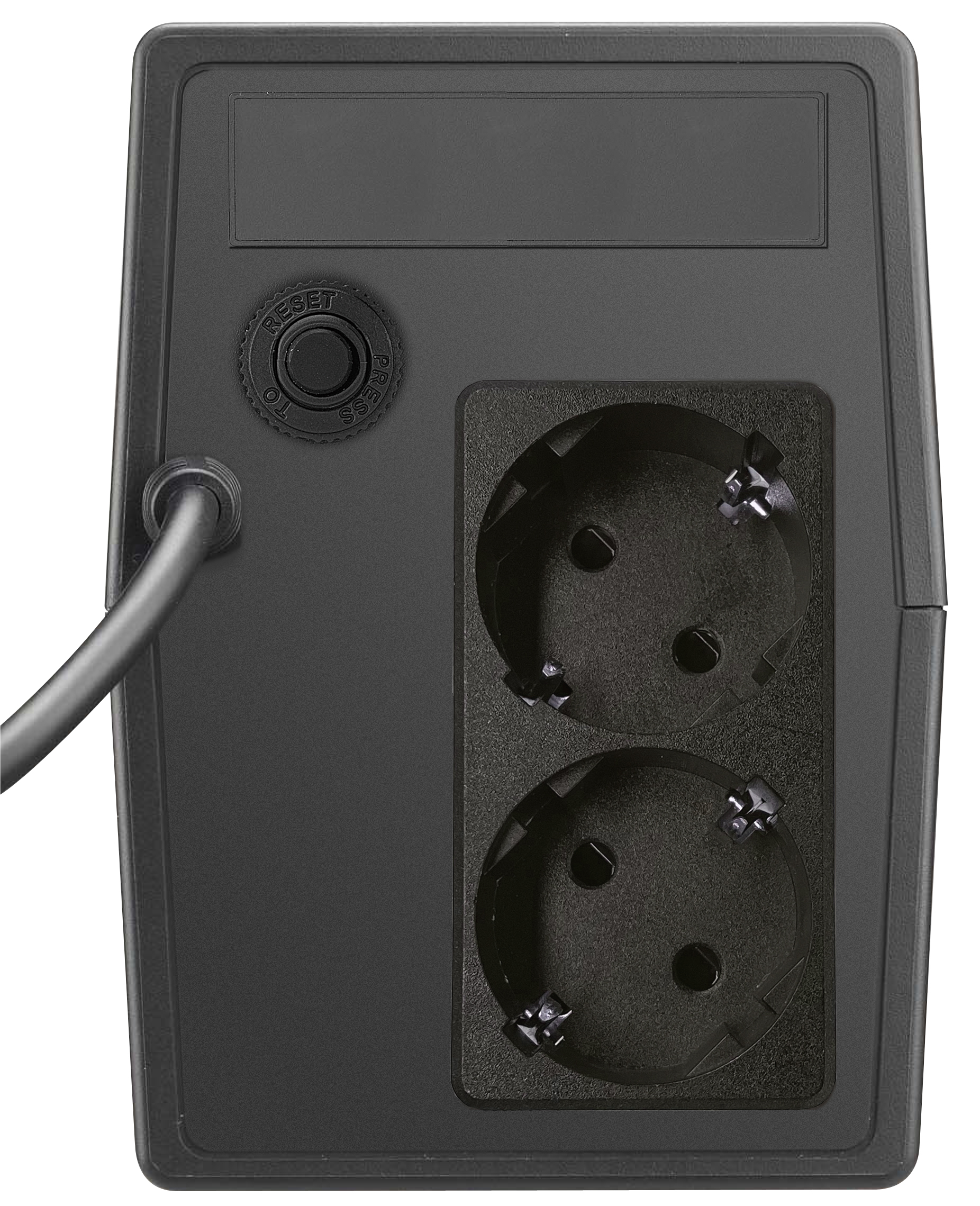 UPS Spacer Line Interactive, 600VA/360W, AVR, 2 prize Schuko, indicatie status cu LED, baterie 12V/7Ah 2 UPS Spacer Line Interactive, 600VA/360W, AVR, 2 prize Schuko, indicatie status cu LED, baterie 12V/7Ah - imagine 2