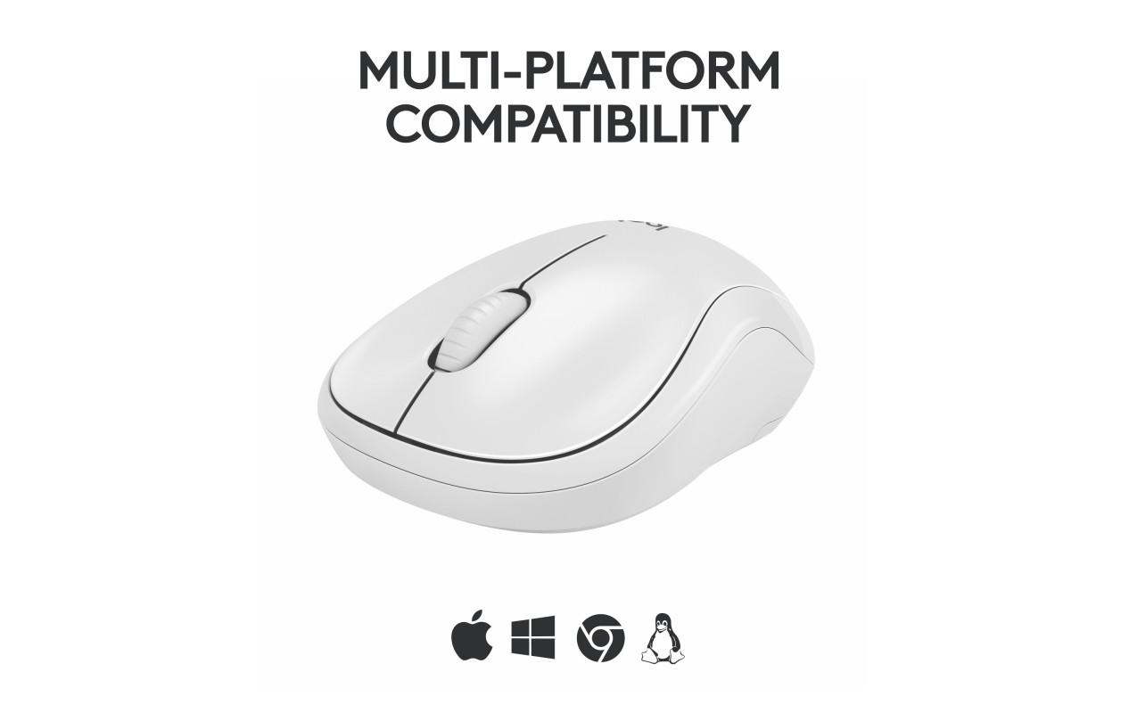 Mouse Logitech M240 Silent, Wireless, Bluetooth, Off-White 2 Mouse Logitech M240 Silent, Wireless, Bluetooth, Off-White - imagine 2