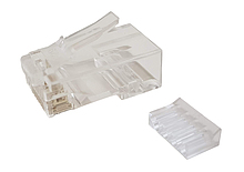 Solarix – konektor RJ45 CAT6 UTP 8p8c nestíněný skládaný na drát