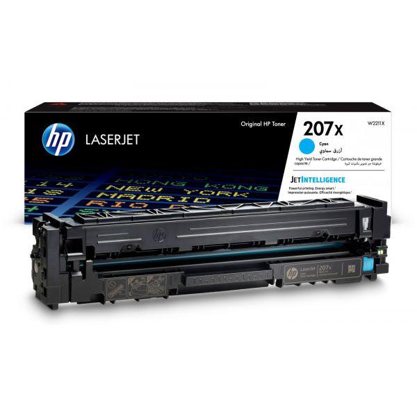 Toner de capacitate mare HP 207X, Cyan