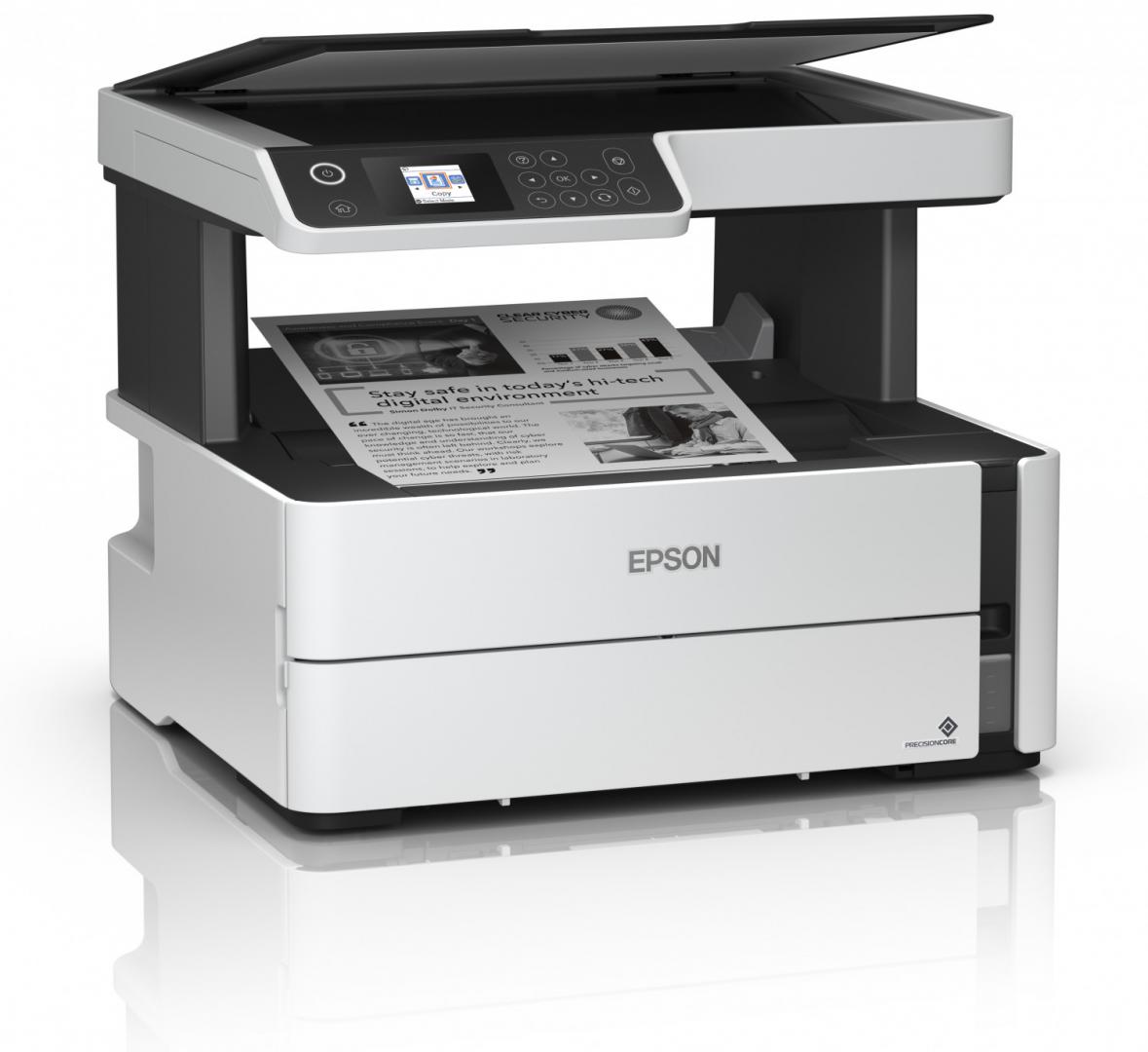 Multifunctional inkjet monocrom CISS Epson EcoTank M2170, Duplex, Wireless, Retea, A4 2 Multifunctional inkjet monocrom CISS Epson EcoTank M2170, Duplex, Wireless, Retea, A4 - imagine 2