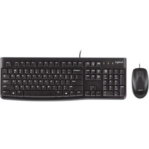 Kit tastatura si mouse Logitech MK120, Negru