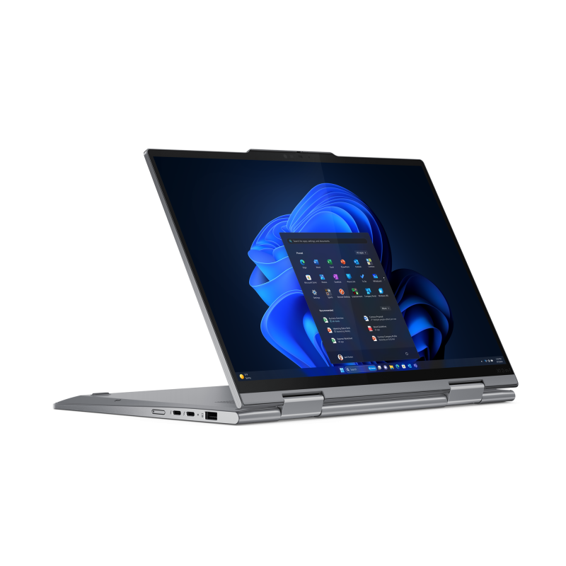 Laptop Lenovo ThinkPad X1 2-in-1 Gen 9 cu procesor Intel® Core™ Ultra 7 155U pana la 4.8GHz, 14″ 2.8K, OLED, 120Hz, Touch, 32GB LPDDR5x, 2TB SSD, Intel® Graphics, Windows® 11 Pro, Gri, 3-year, Courier or Carry-in