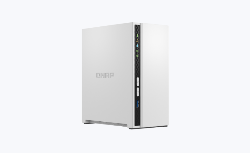 Network Attached Storage Qnap TS-233 cu procesor ARM Cortex-A55 2Ghz, 2-Bay, 2 GB DDR4, 2 porturi USB 2.0, 1 port USB 3.2 Gen 1