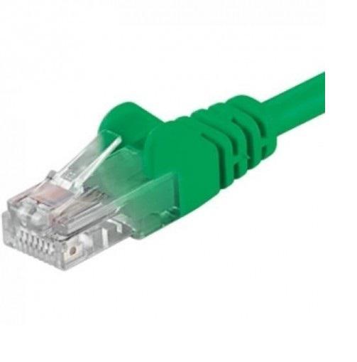 Patchcord UTP RJ45-RJ45 Cat.5e 0.5m verde, UTP-5E-0.5-GN, pachcord din cupru