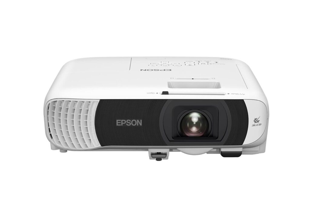 Videoproiector Epson EB-FH18, Full HD, 4100 lumeni, WIFI, 3LCD, Apple AirPlay 2, 2x HDMI, Difuzor 16W, Alb