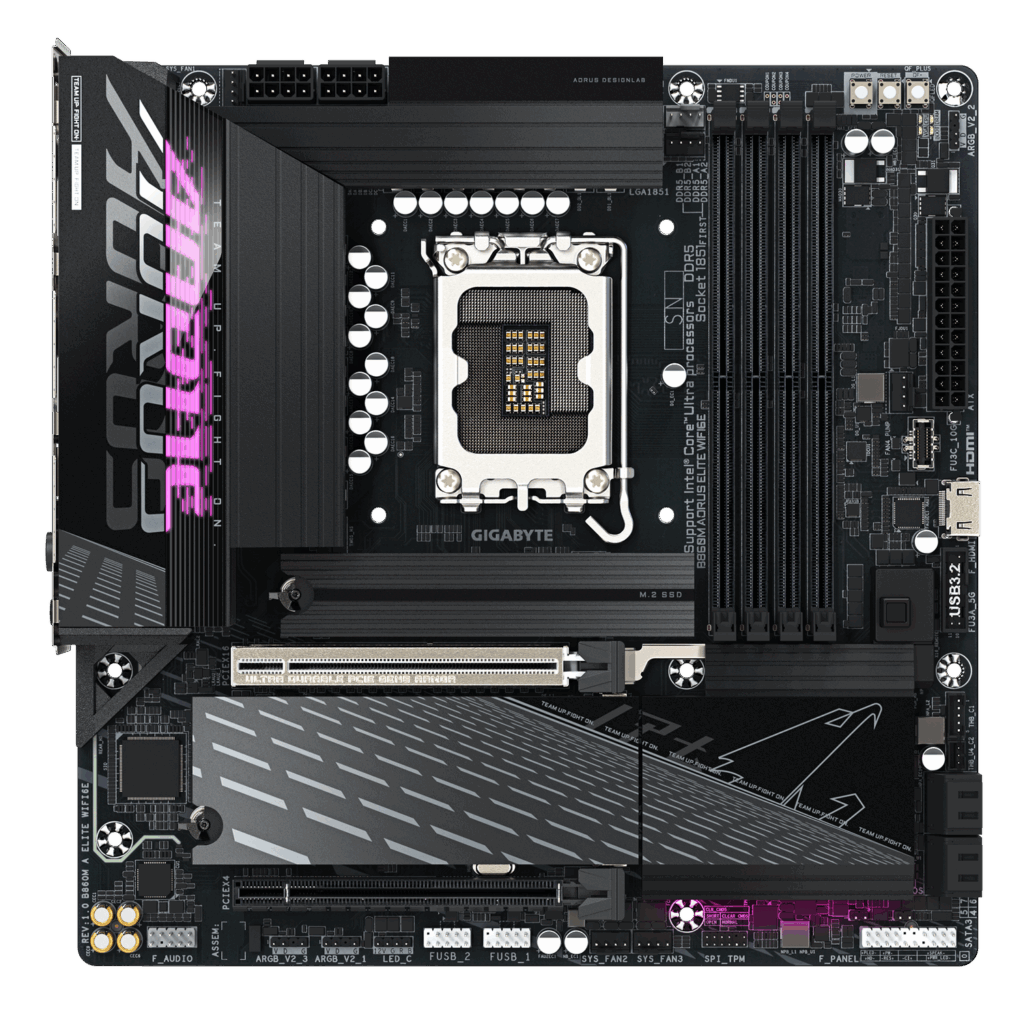 Placa de Baza GIGABYTE B860M AORUS ELITE WIFI6E, Socket LGA1851