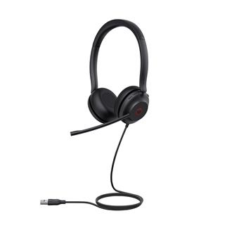Casti PC Yealink UH35 Dual USB, microfon dual, noise cancellation, drivere 35mm, certificare Microsoft Teams