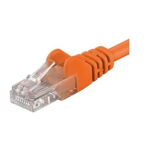 Cablu Patchcord UTP RJ45-RJ45 Categoria 6, 2m, portocaliu, cupru integral, 26AWG