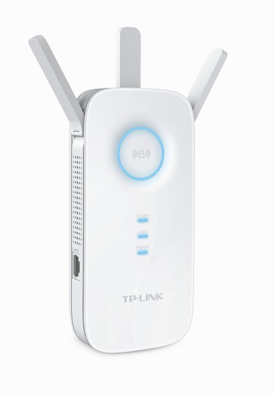 Range Extender wireless AC1750 TP-Link RE450, Moduri RE/AP, Gigabit, Antene externe, Dual Band