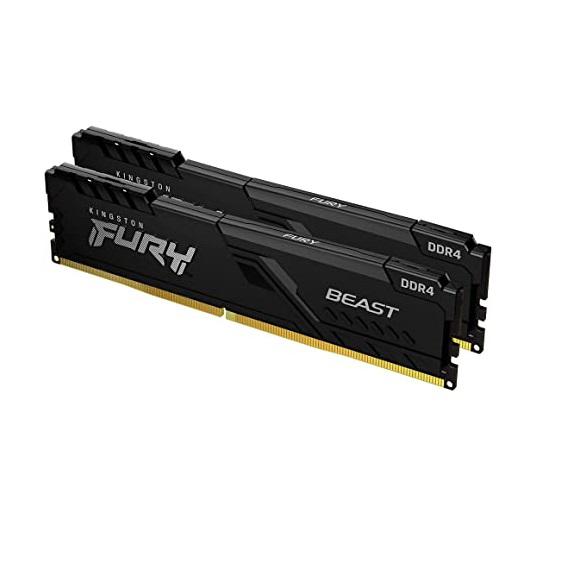 Memorie Kingston FURY Beast, 64GB DDR4, 3200MHz CL16, Dual Channel Kit