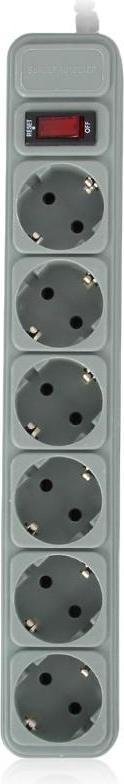 Priza cu protectie - prelungitor 6 prize, 3m, Gembird SPG6-B-10C 1 Priza cu protectie - prelungitor 6 prize, 3m, Gembird SPG6-B-10C