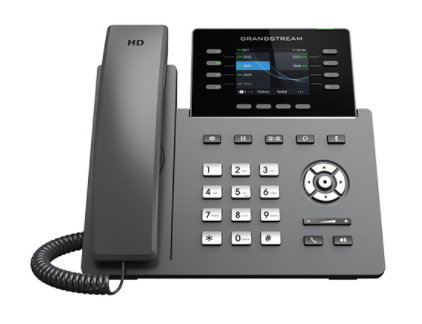 Telefon cu fir, Grandstream, Gri 2 Telefon cu fir, Grandstream, Gri - imagine 2