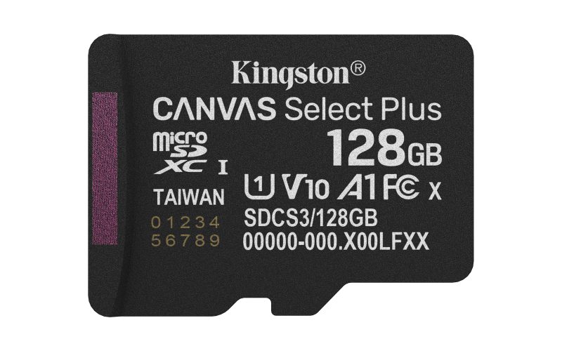 Card de Memorie SDXC Kingston, 256GB, Select Plus, Clasa 10 UHS-I Performance