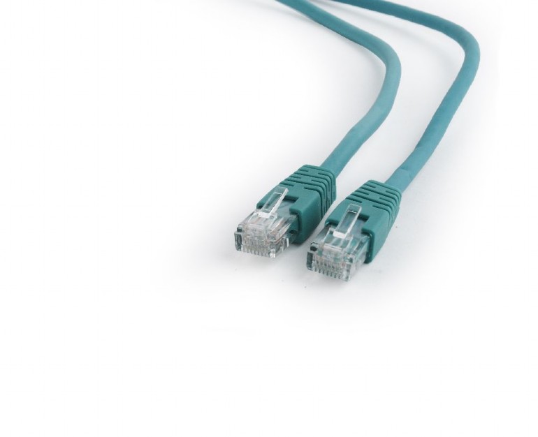 Cablu de retea U-UTP, Cablexpert, CAT6, 0.25 m, verde