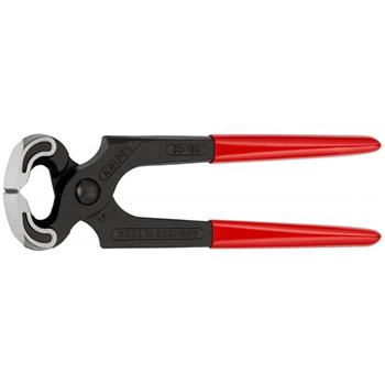 Cleste pentru cuie, Knipex, cap slefuit si manere acoperite cu plastic, 180 mm