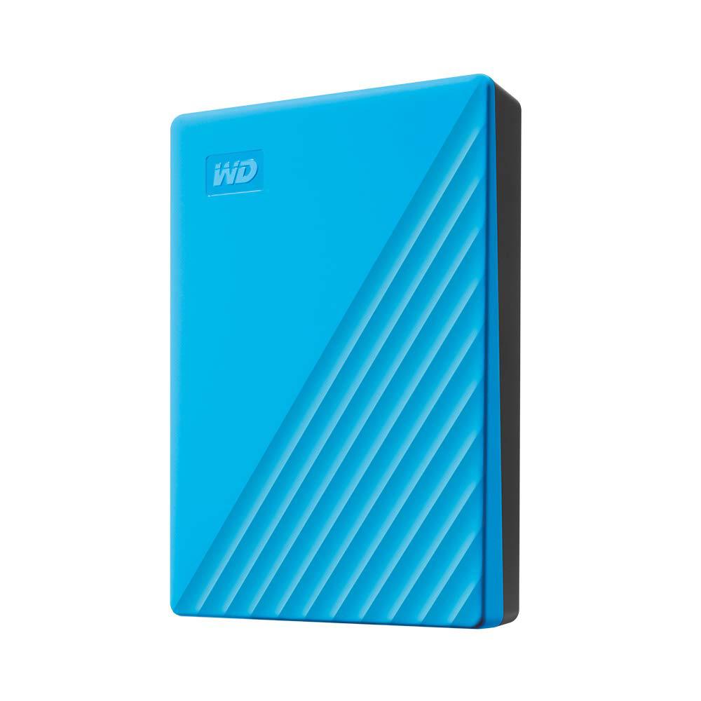 HDD extern WD My Passport 4TB, 2.5″, USB 3.2 Gen1, Albastru