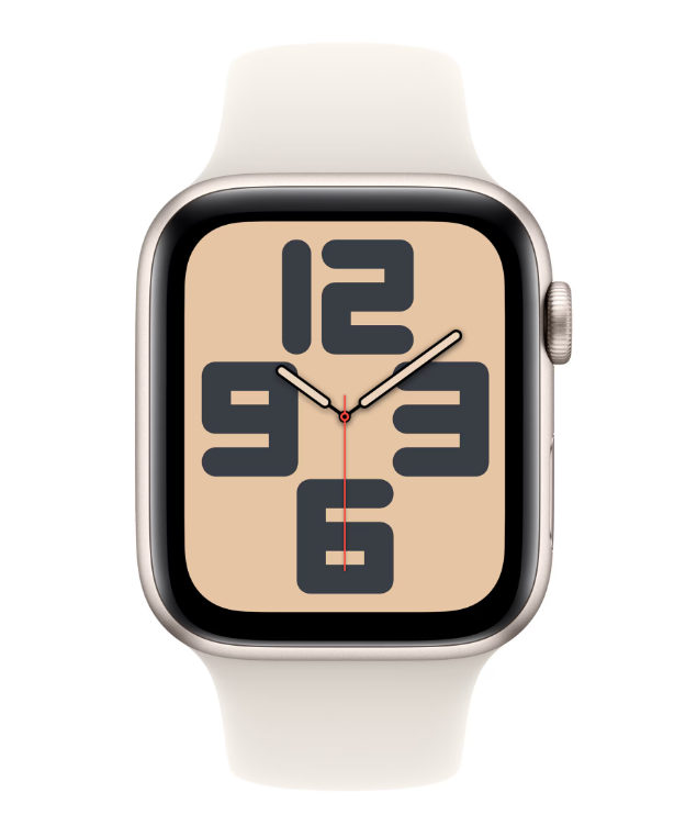 Apple Watch SE (2024), GPS, M/L, 44mm, Starlight