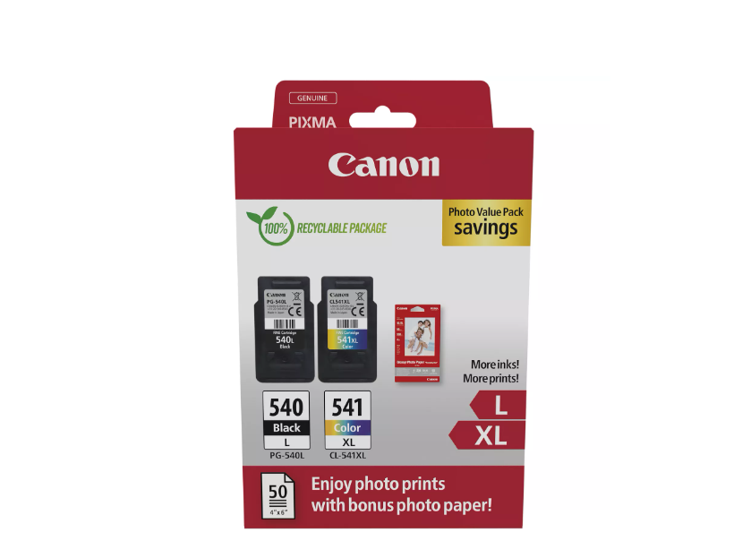 Set de cerneala Canon PG 540L/CL-541XL Photo Value Pack 5224B012