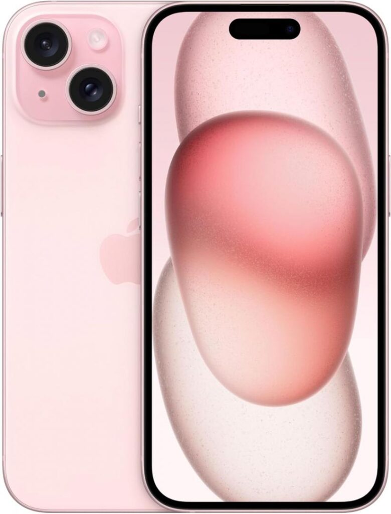 Telefon mobil Apple iPhone 15, 128GB, 5G, Pink