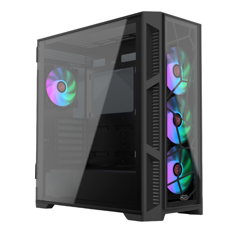 Carcasa Raijintek Ponos Ultra TG4, ATX, Fara sursa, Middle Tower Alb
